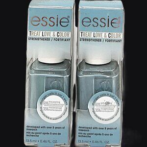 Essie Treat Love & Color Strengthener Nail Polish #42 Indi-go For It Cream Lot 2